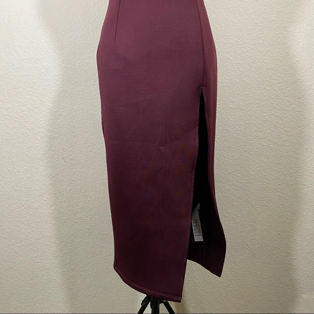 ASOS DESIGN sz:8 Color Block Gold V Bone Thigh High - Picture 2 of 16